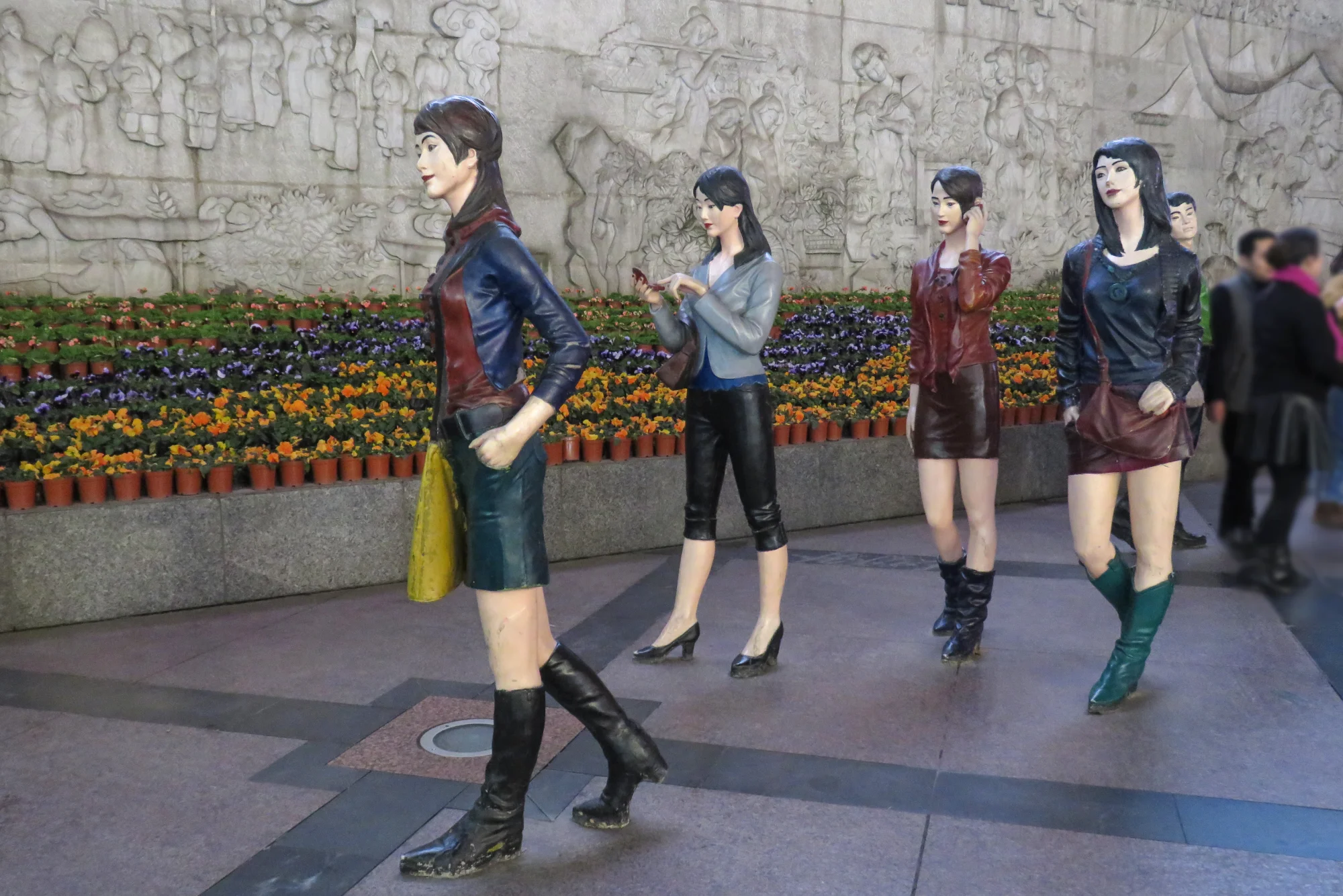 Sounds of heels are frequently heard on this street...