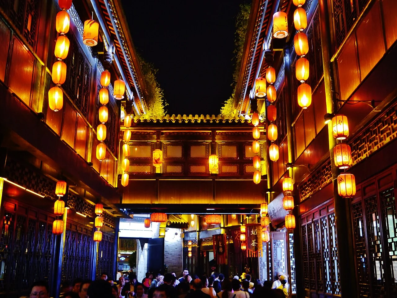 Jinli Street at Night, Chengdu, Province of Chengdu, PR China