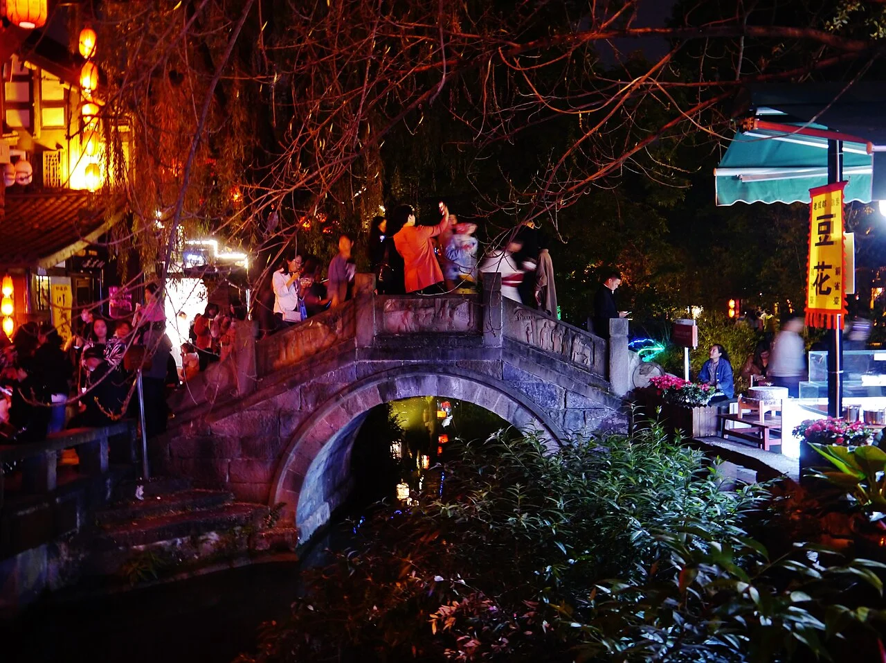 Jinli Street at Night, Chengdu, Province of Chengdu, PR China