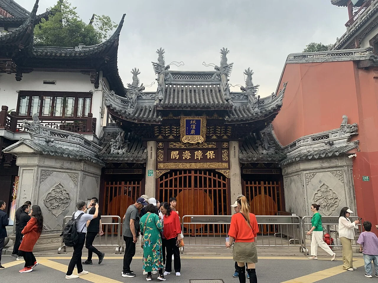 Entrance (Paifang) of the City God Temple of Shanghai, 2024